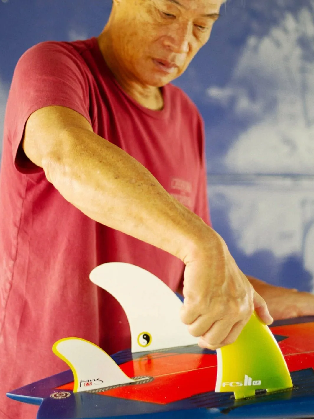 FCS II T&C Surf Twin Fins + Stabiliser Glenn Pang - Image 3