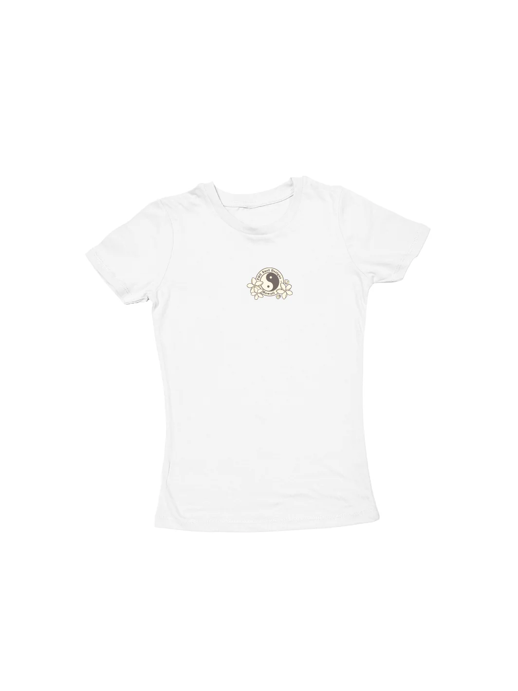Girls Puakenikeni Pikake Quilt Sweetheart Tee - Image 3