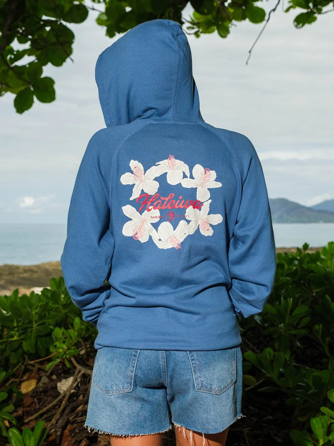 Haleiwa Koki'o Ke'oke'o Zip Hoodie