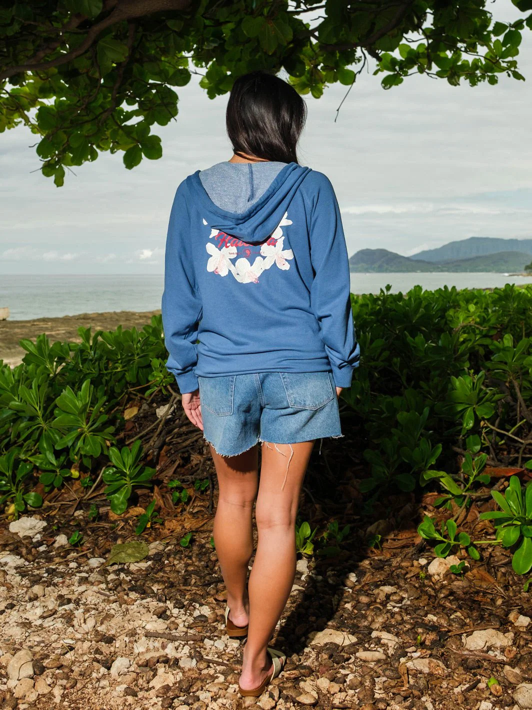 Haleiwa Koki'o Ke'oke'o Zip Hoodie - Image 3