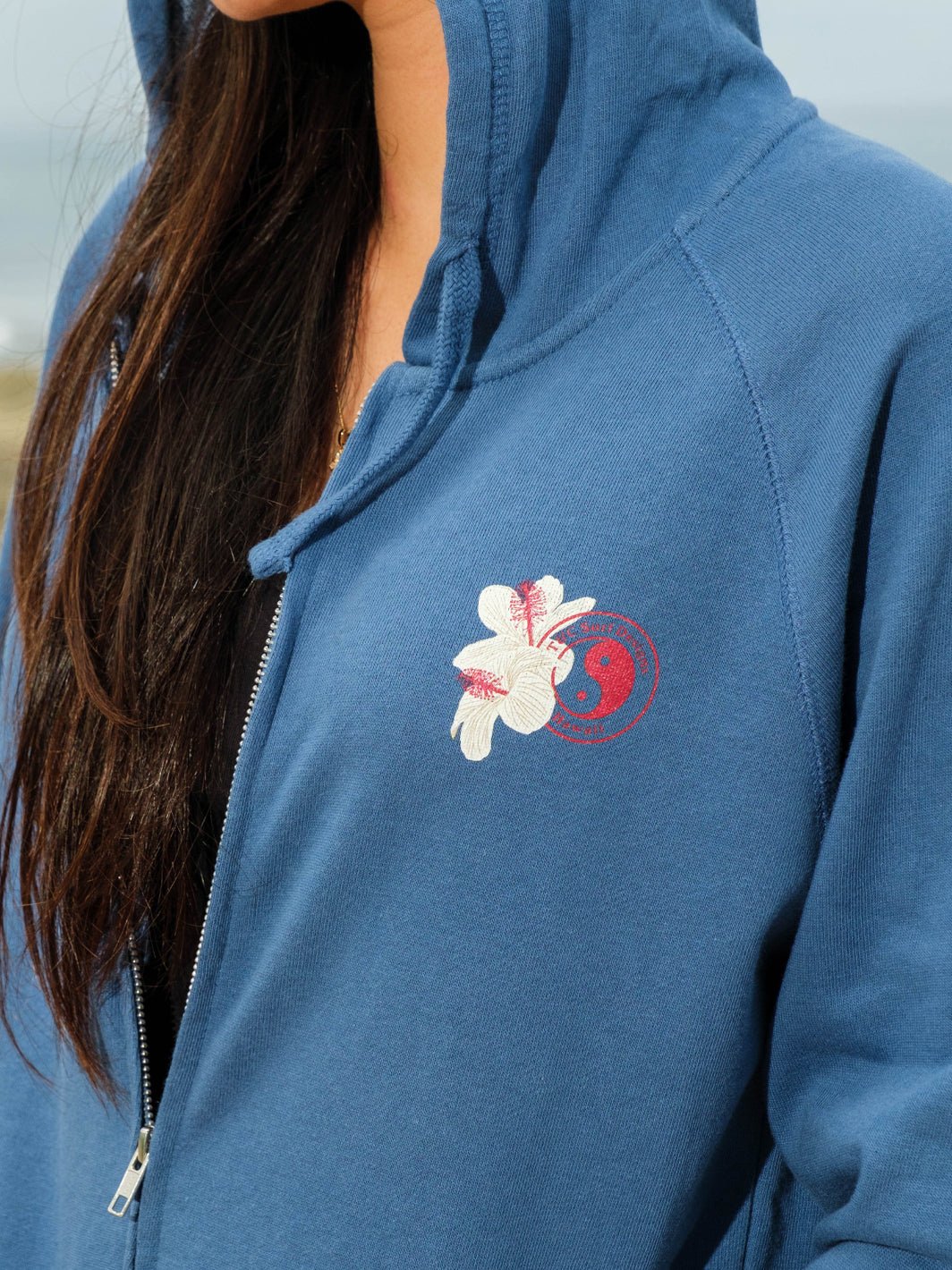 Haleiwa Koki'o Ke'oke'o Zip Hoodie - Image 4