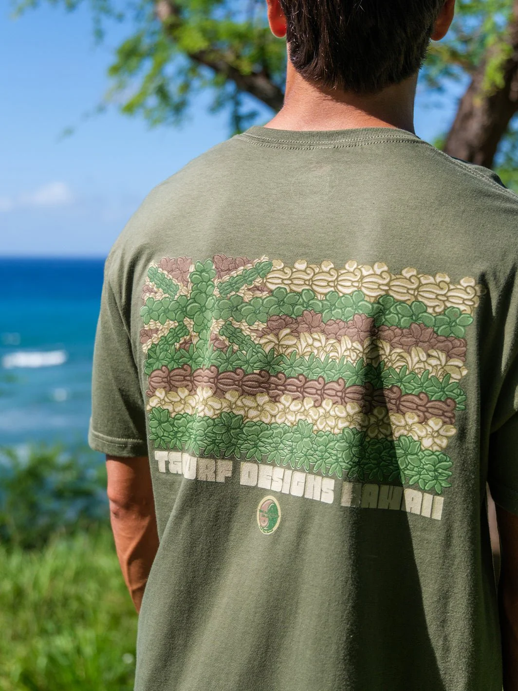 Hawaii Hae Flowers Jersey Tee