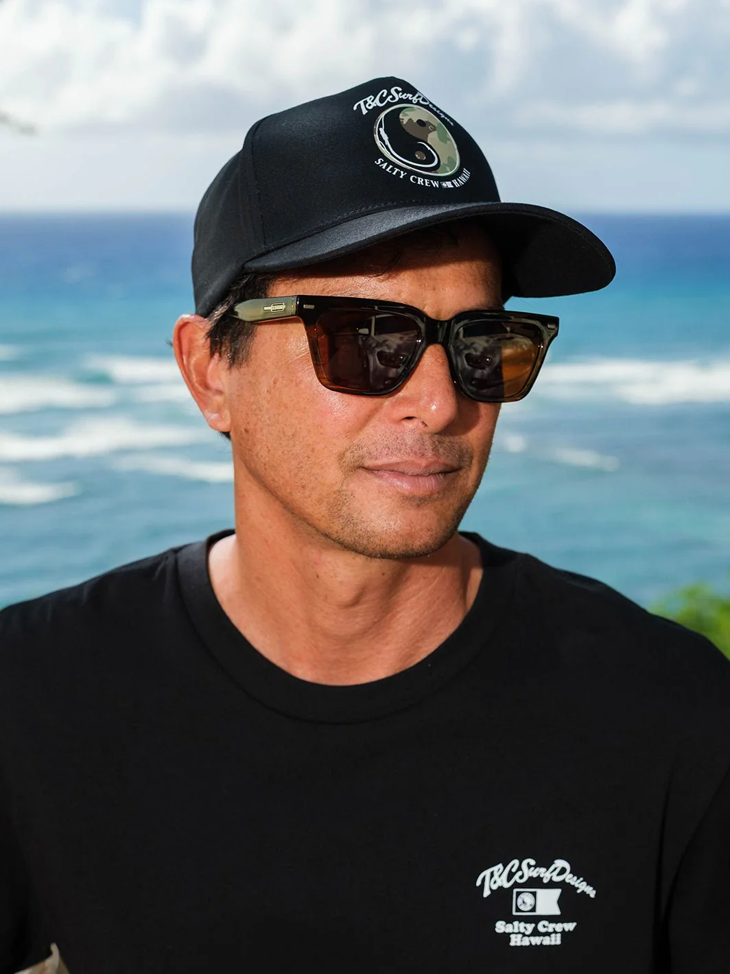 T&C Surf x Salty Crew Hooked Snapback - Image 2