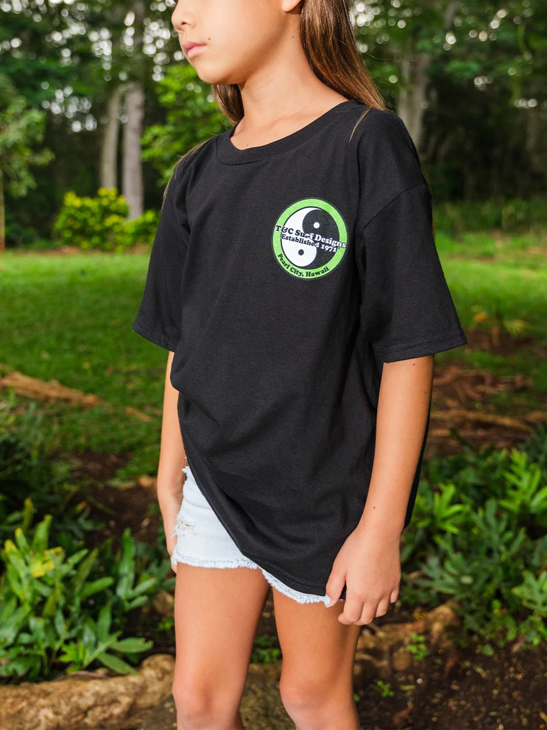 Kids Retro Neon Logo Tee - Image 4