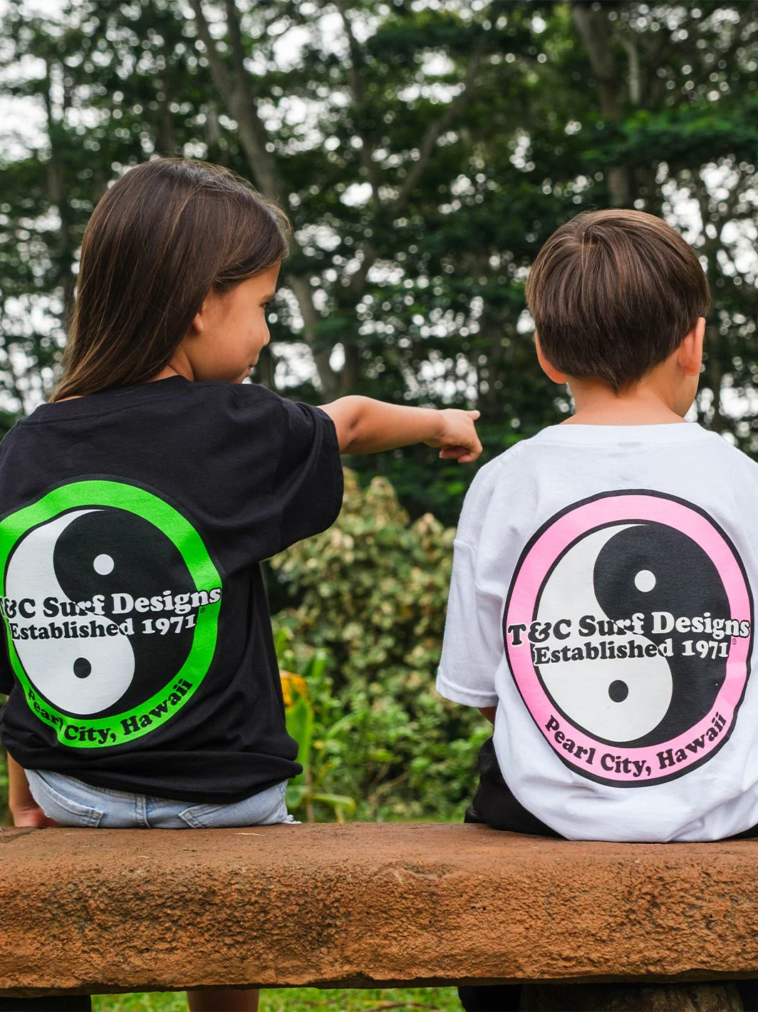 Kids Retro Neon Logo Tee - Image 5