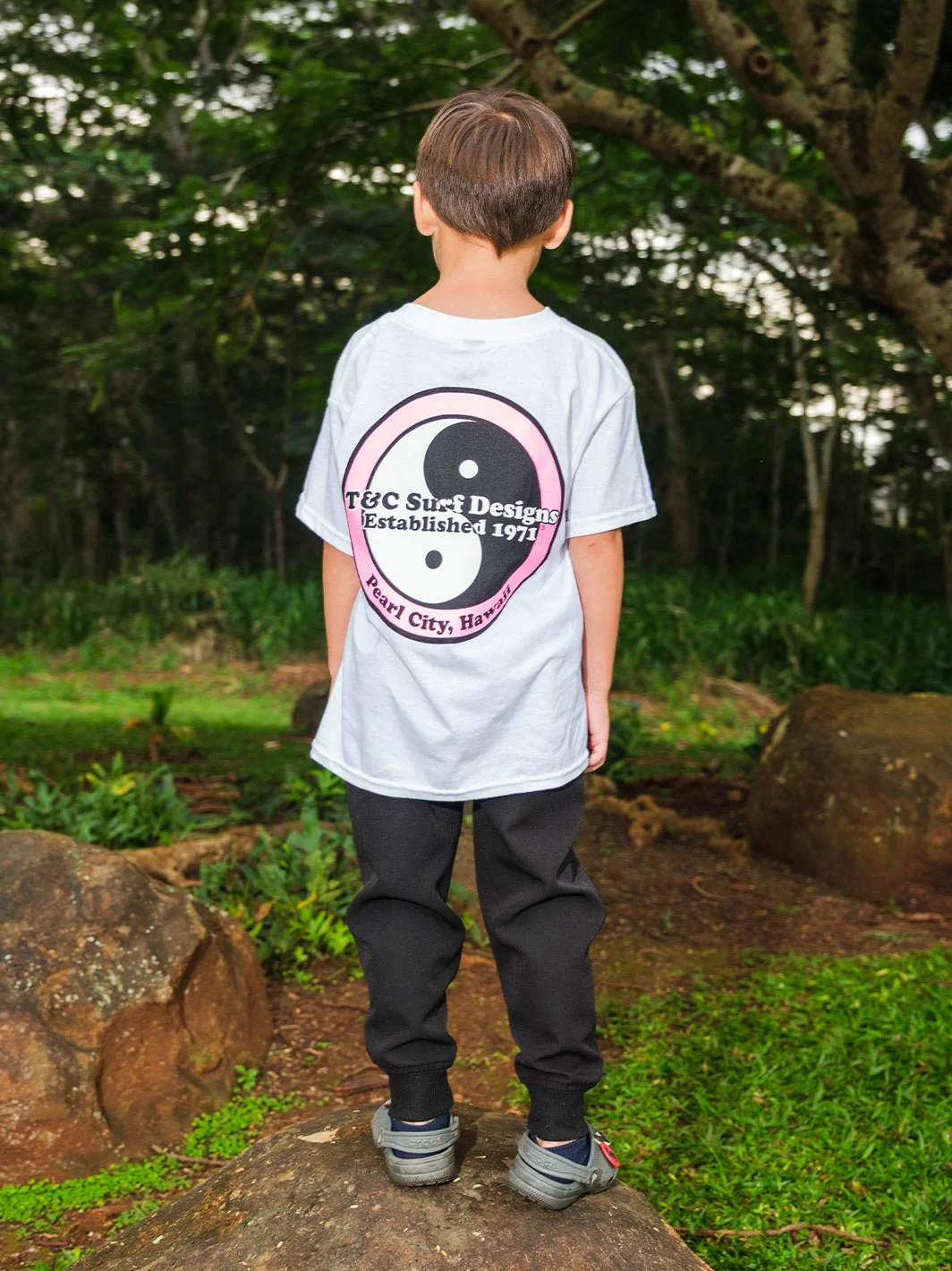 Kids Retro Neon Logo Tee - Image 6