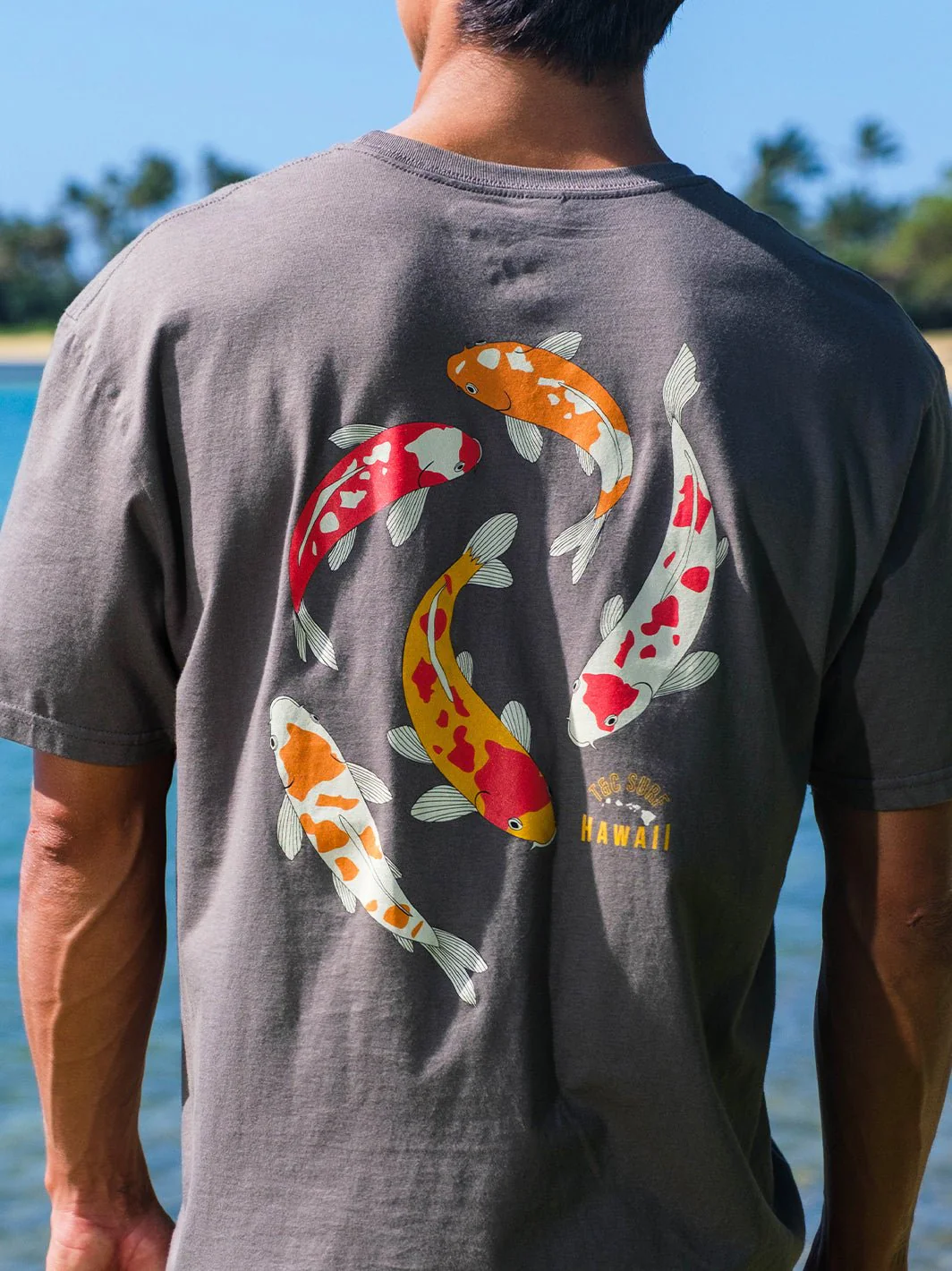 Koi Pond 2 Jersey Tee - Image 2