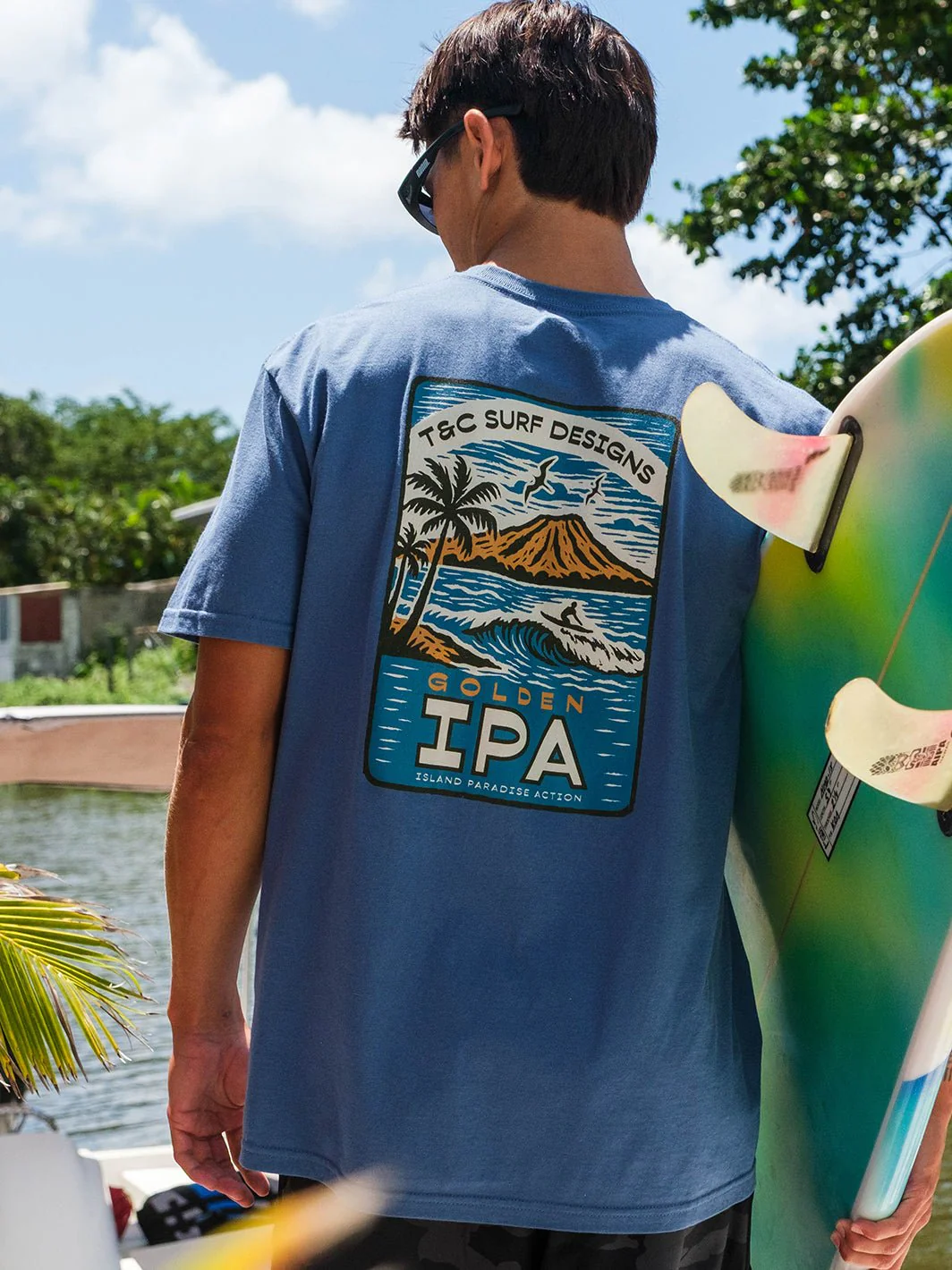 Paradise Action Jersey Tee