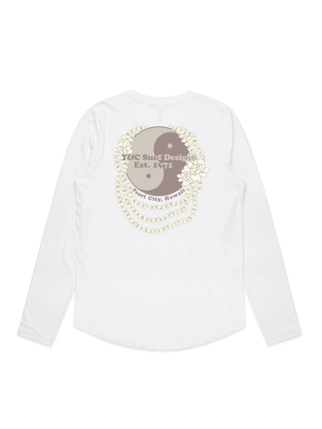 Pikake Pearl Maple Curve Long Sleeve