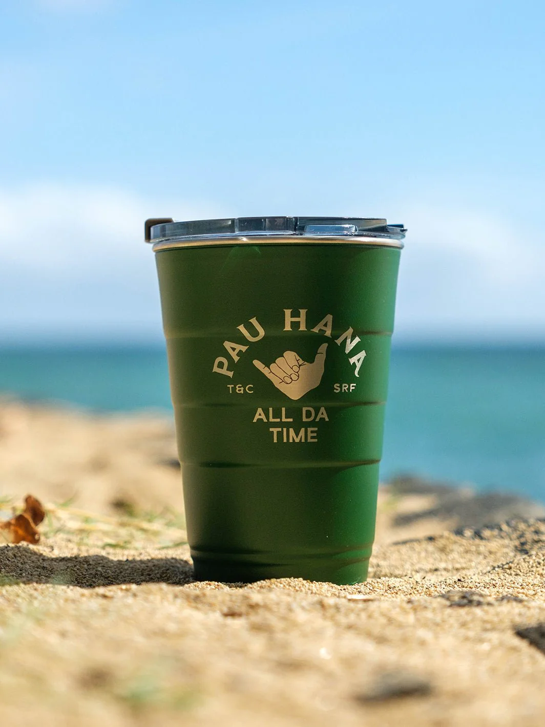 T&C Surf 16 oz All Day Pau Hana Insulated Stackable Tumbler Pirani - Image 4