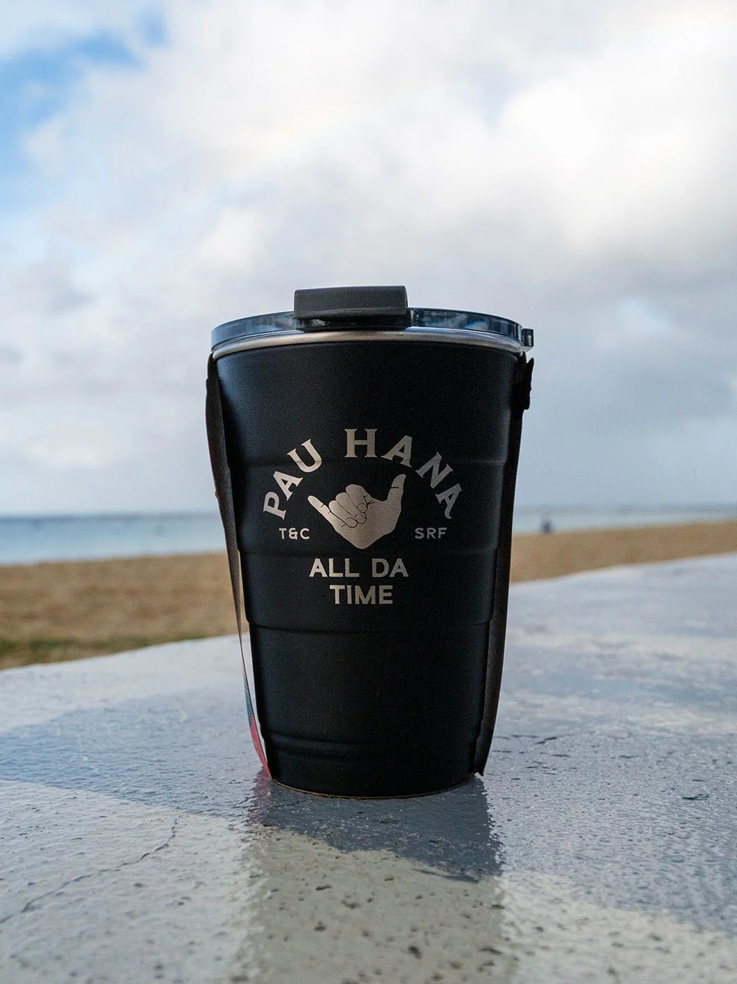 T&C Surf 16 oz All Day Pau Hana Insulated Stackable Tumbler Pirani - Image 7
