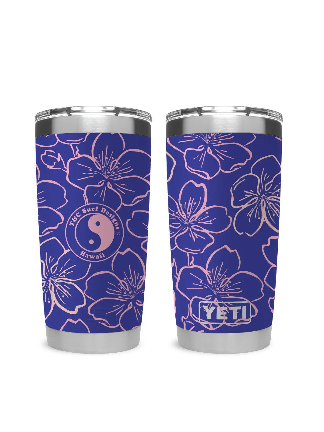 T&C Surf 20 oz Brushed Sakura Tumbler Yeti - Image 2