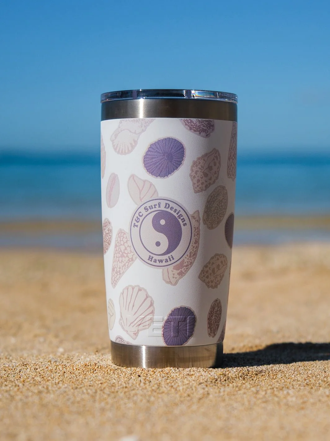 T&C Surf 20 oz Shell Mix Tumbler Yeti - Image 2