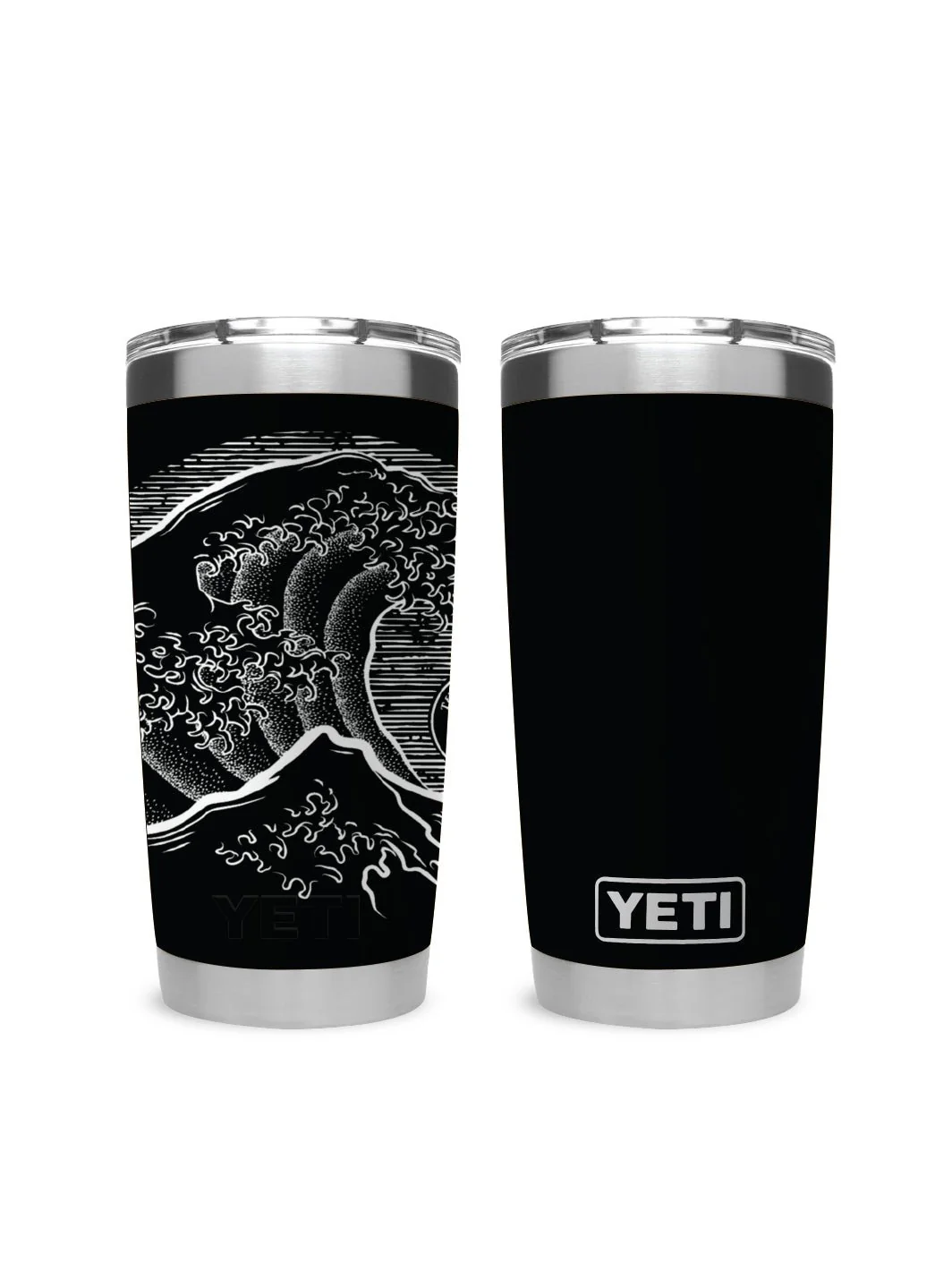 T&C Surf 20 oz Stoked Hokusai Tumbler Yeti - Image 4
