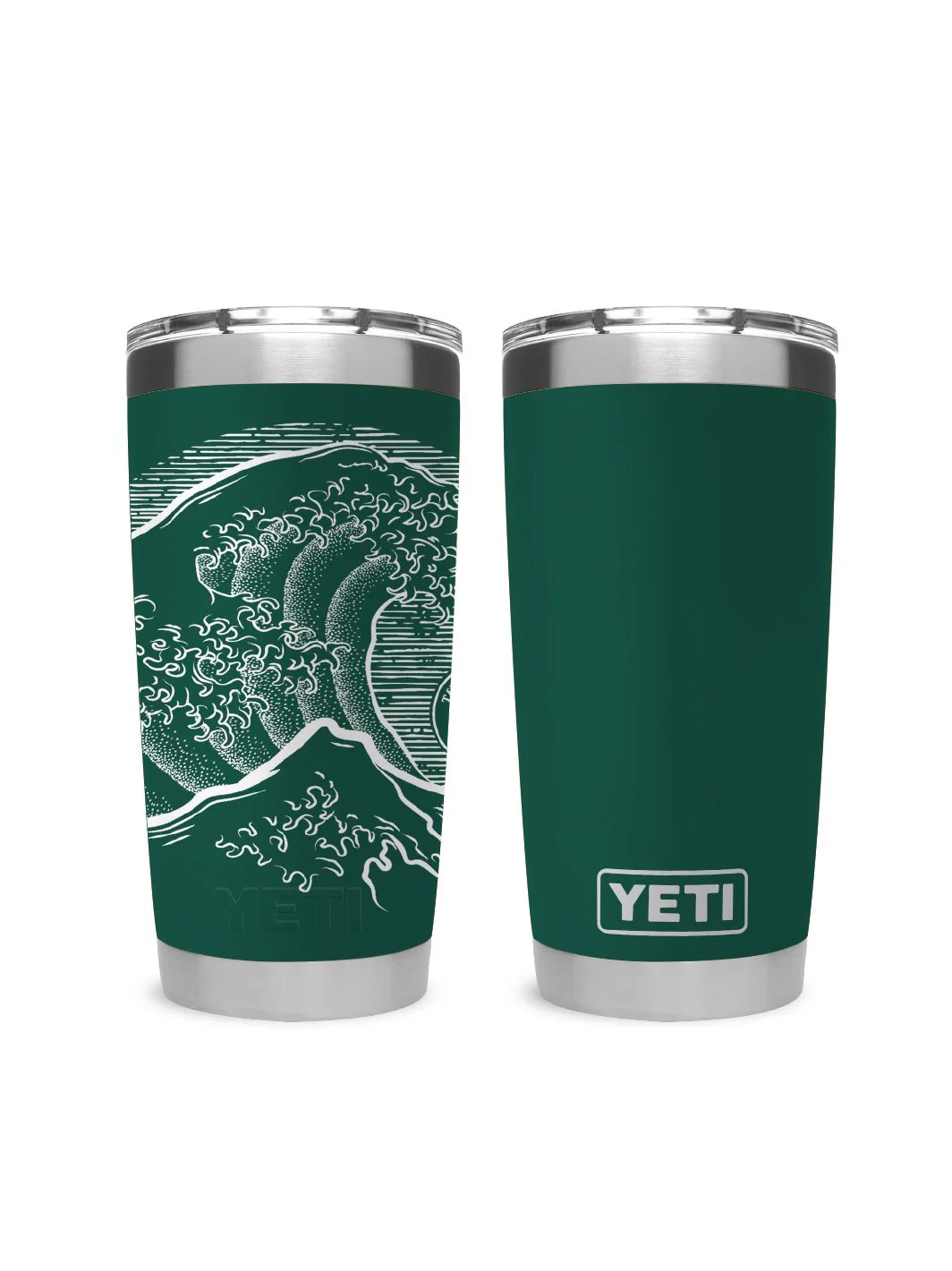 T&C Surf 20 oz Stoked Hokusai Tumbler Yeti - Image 5