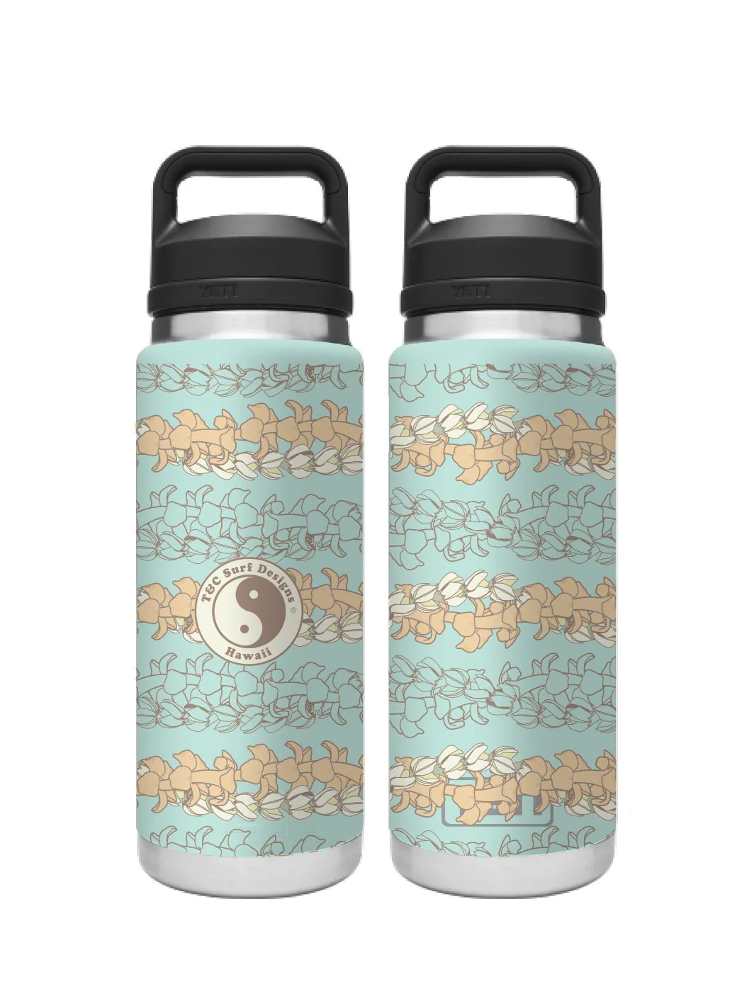 T&C Surf 26 oz Lei Twist Rambler Yeti Bottle with Chug Cap - Image 5