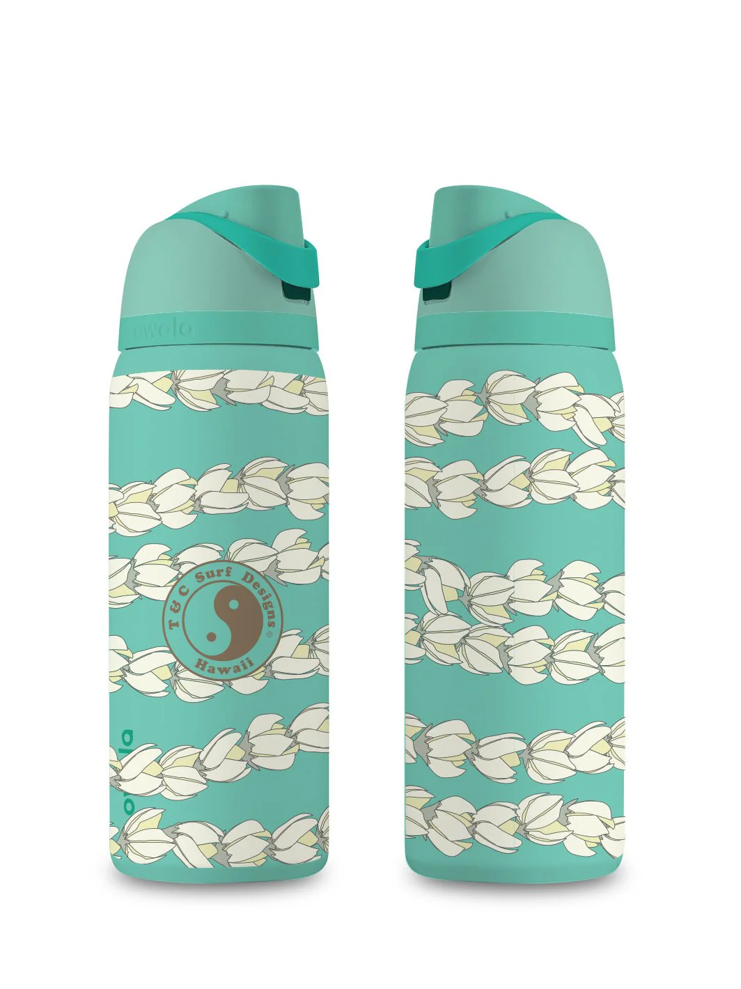 T&C Surf 32 oz Pikake Pearl Owala - Image 2