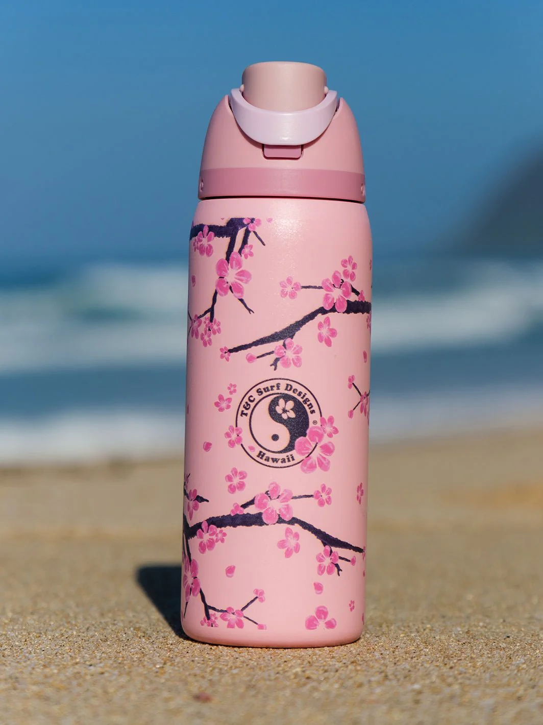 T&C Surf 32 oz Plum Blossom Owala - Image 4