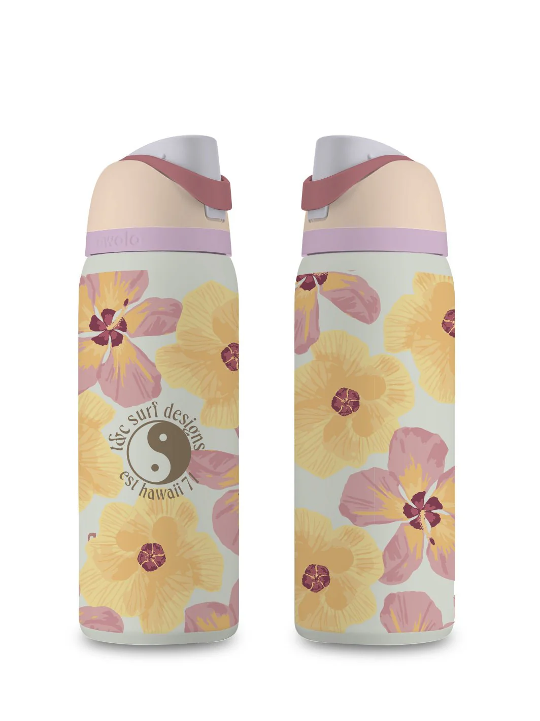 T&C Surf 32 oz Watercolor Hau Owala