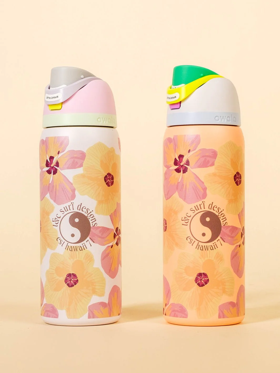 T&C Surf 32 oz Watercolor Hau Owala - Image 10