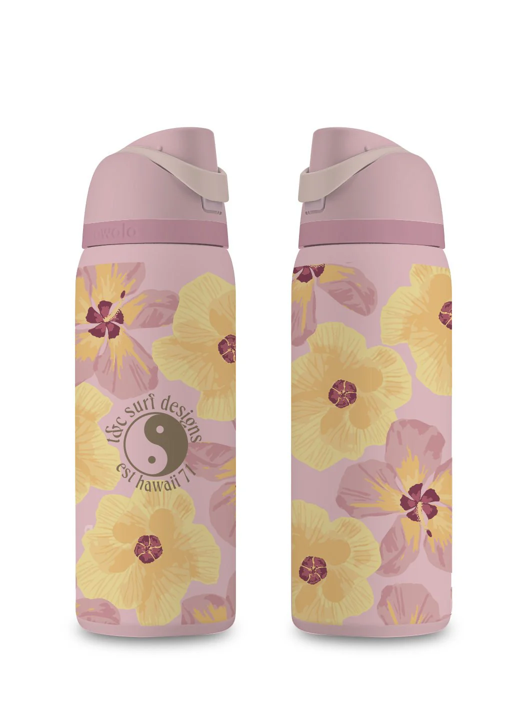 T&C Surf 32 oz Watercolor Hau Owala - Image 5
