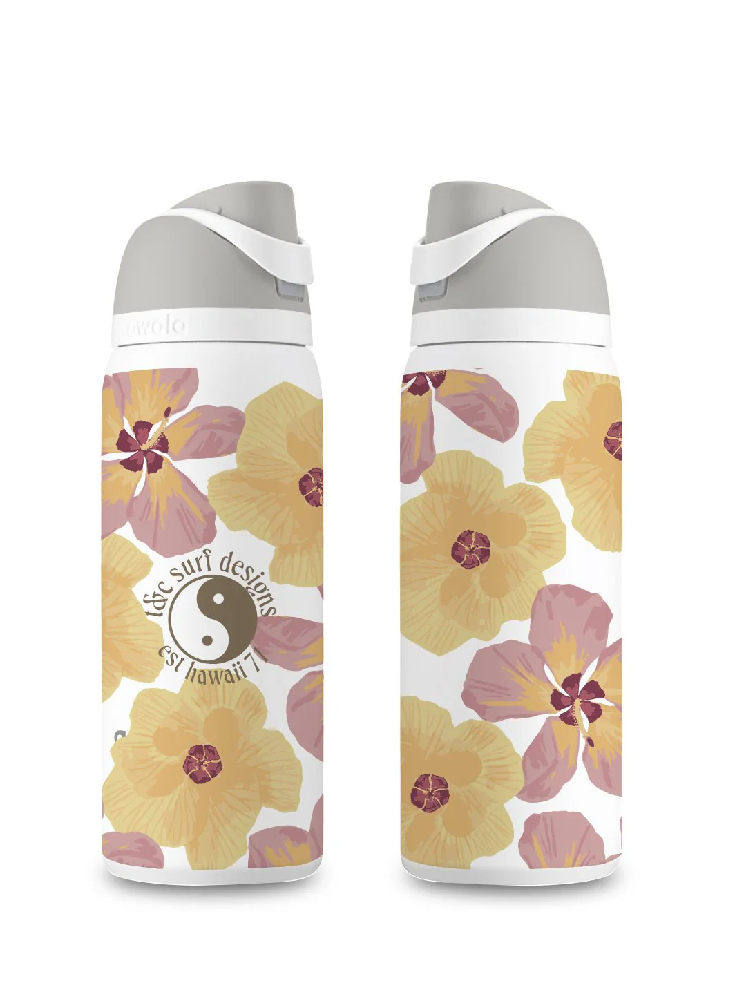 T&C Surf 32 oz Watercolor Hau Owala - Image 6