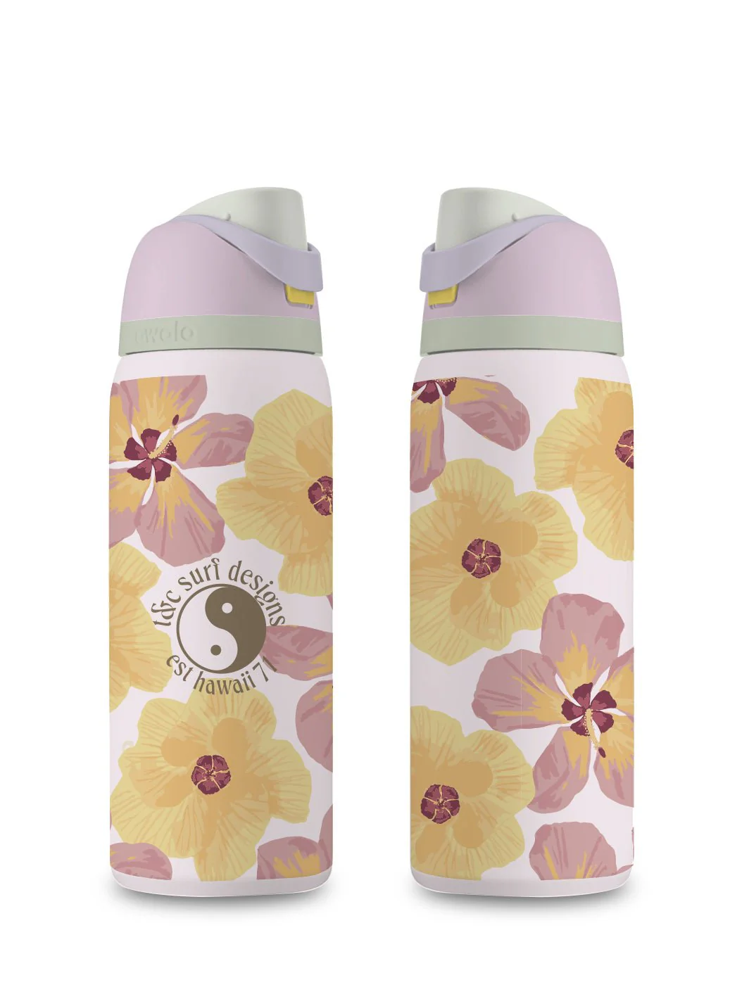 T&C Surf 32 oz Watercolor Hau Owala - Image 7