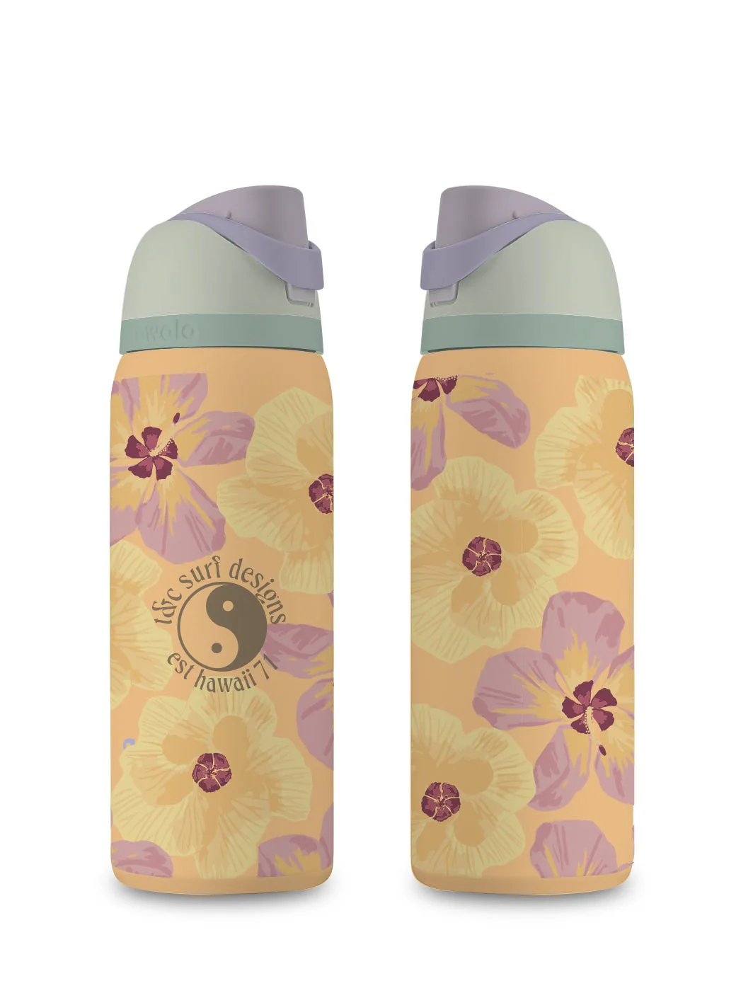 T&C Surf 32 oz Watercolor Hau Owala - Image 8