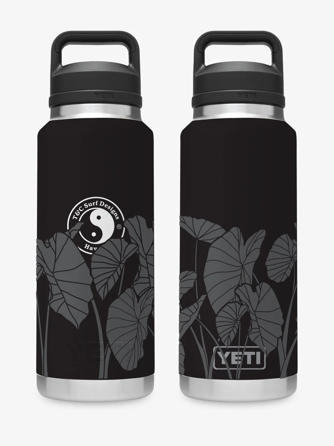 T&C Surf 36 oz Luau Rambler Yeti Bottle with Chug Cap - Image 3