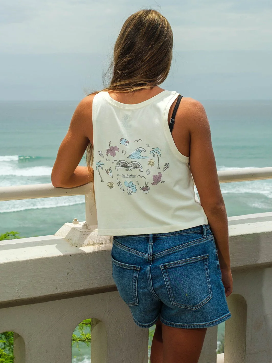 All Kine North Shore Crop Singlet Tank - Image 3