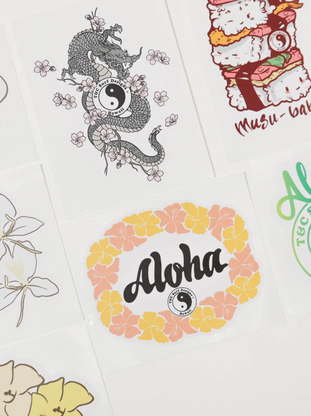 Aloha Lei Sticker - Image 2