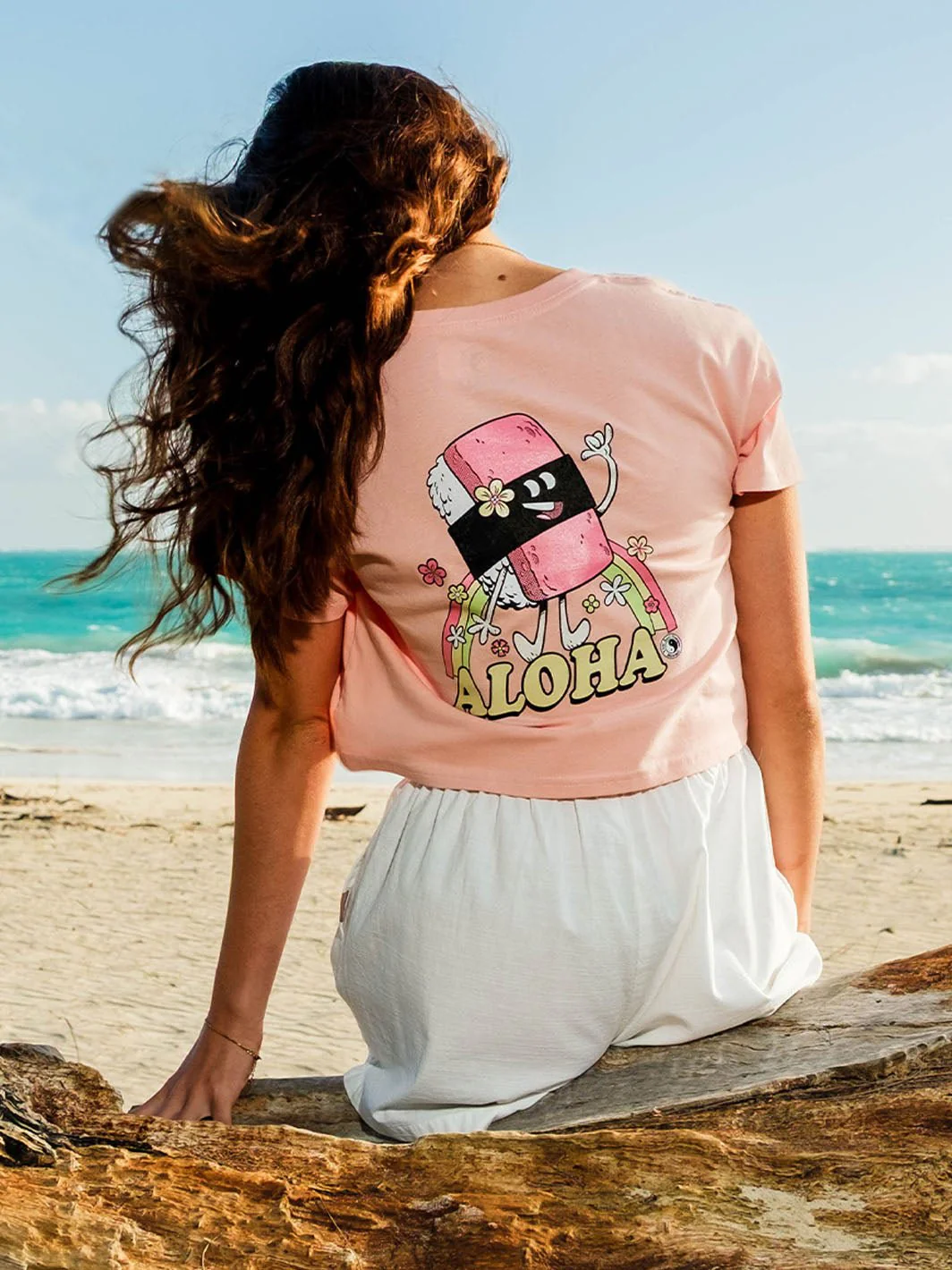Aloha Musubi Crop Tee - Image 5