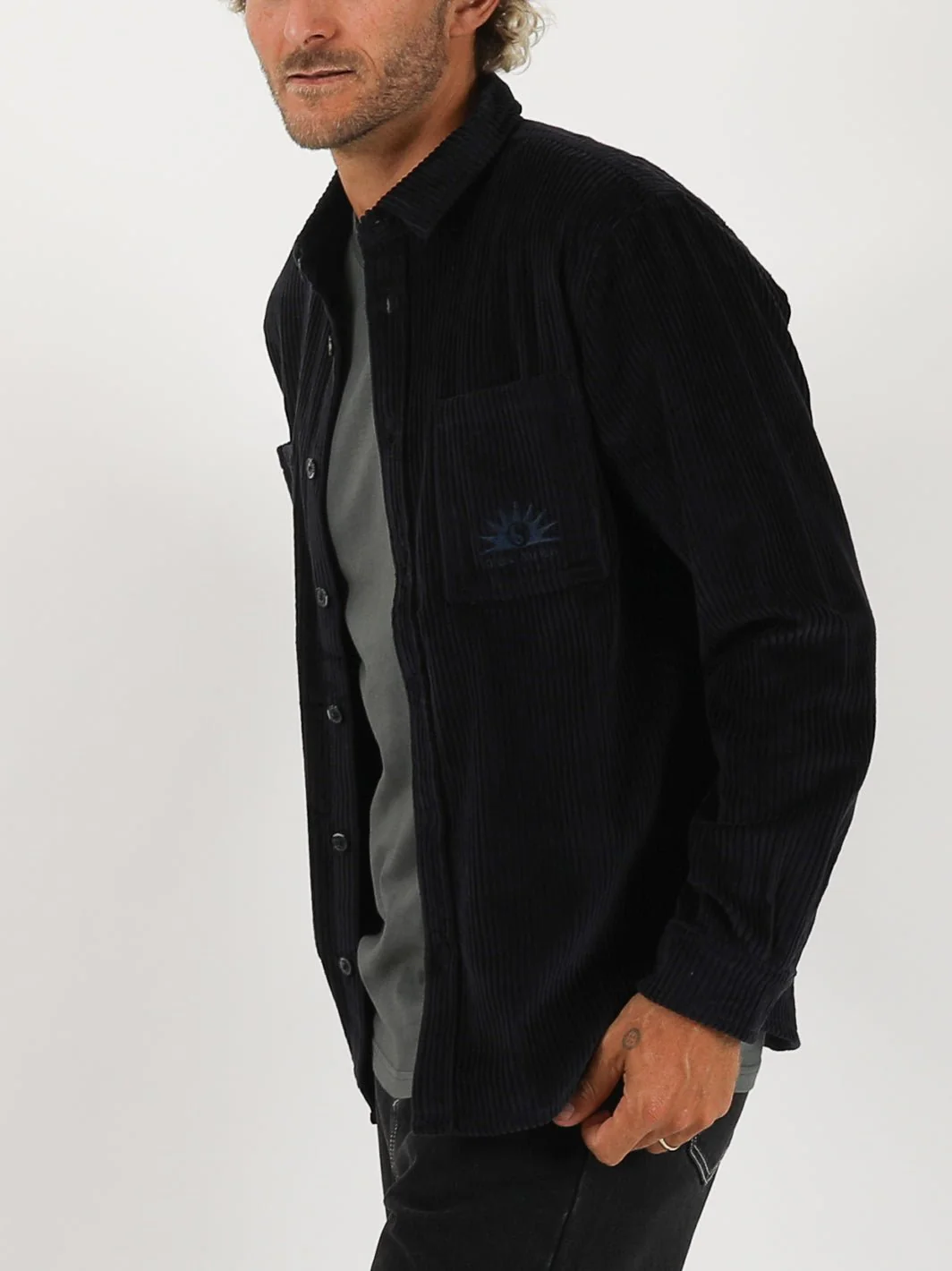 Australia Motion Long Sleeve Cord Shirt - Image 5