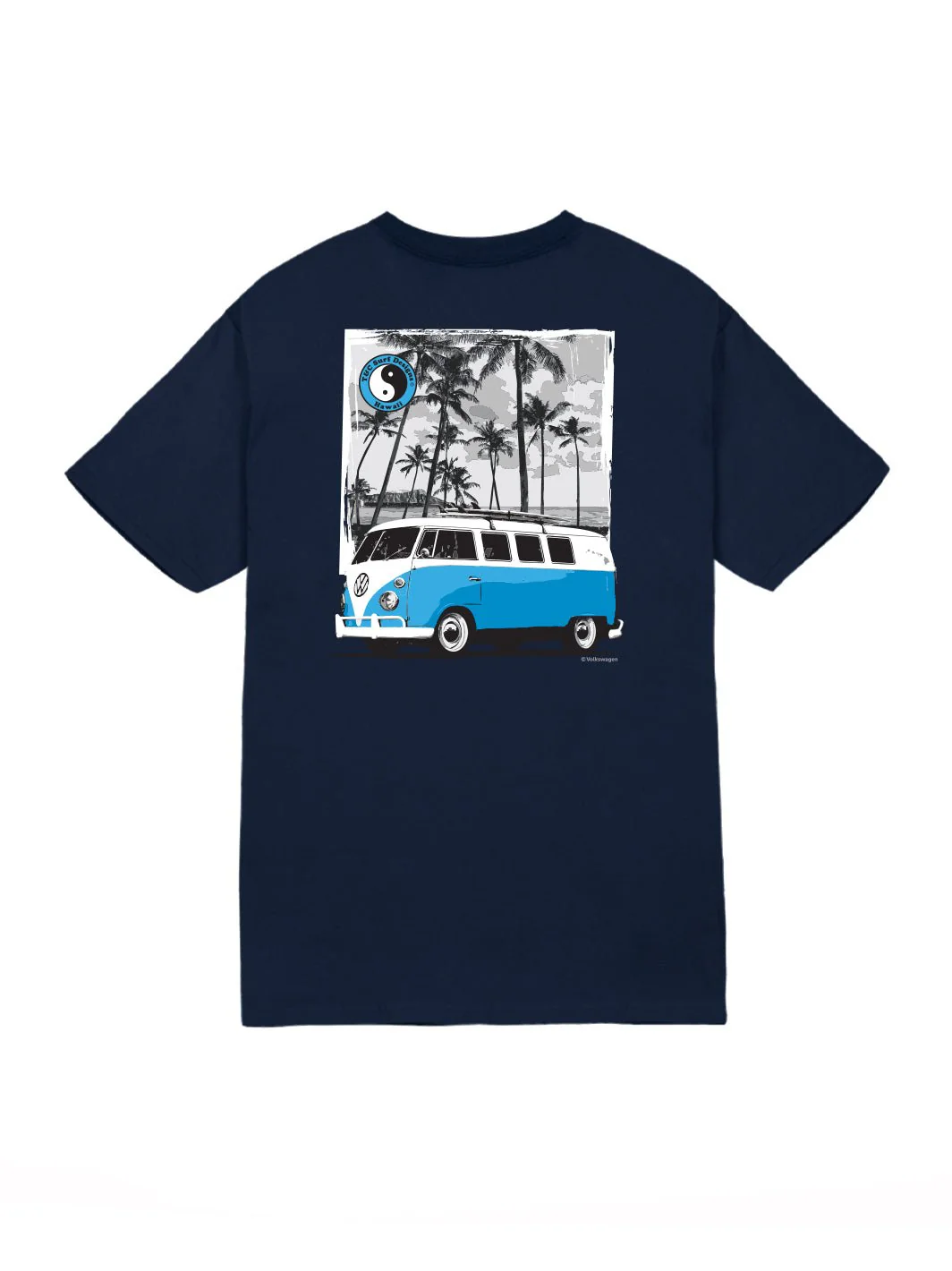 Blue Scenic Bus Volkswagen® Jersey Tee - Image 2