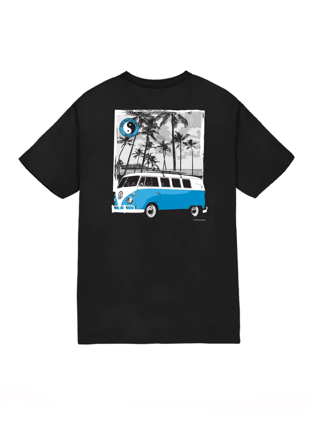 Blue Scenic Bus Volkswagen® Jersey Tee - Image 4
