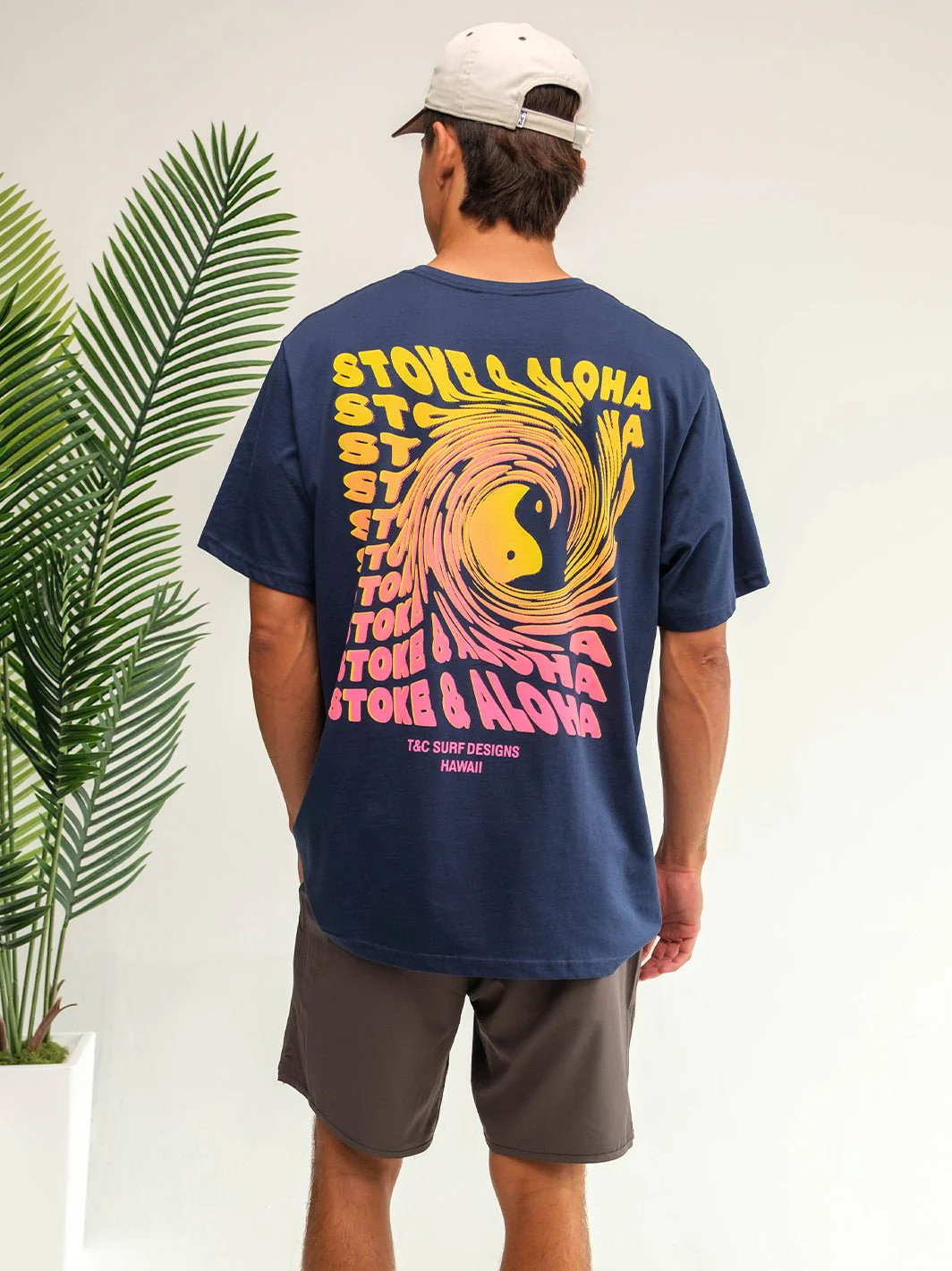 Europe Twisted Print Tee