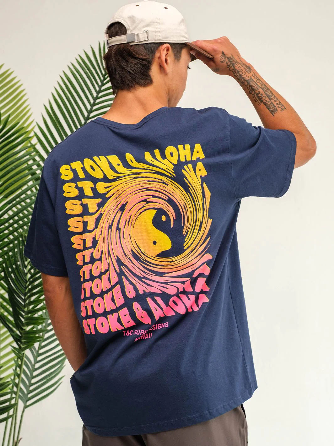 Europe Twisted Print Tee - Image 3