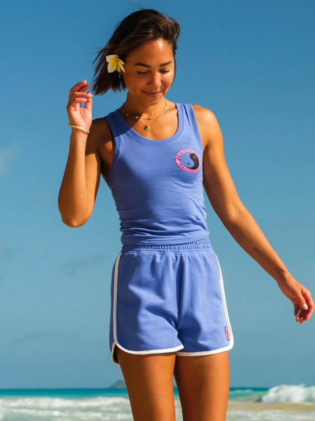 Europe Yin Yang Fleece Short - Image 4