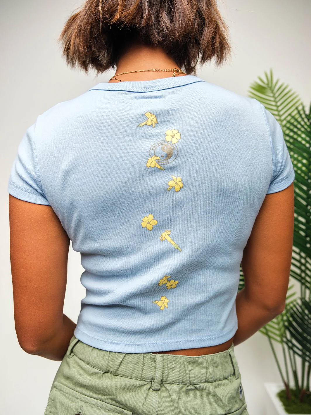 Falling Puakeni Baby Tee - Image 2
