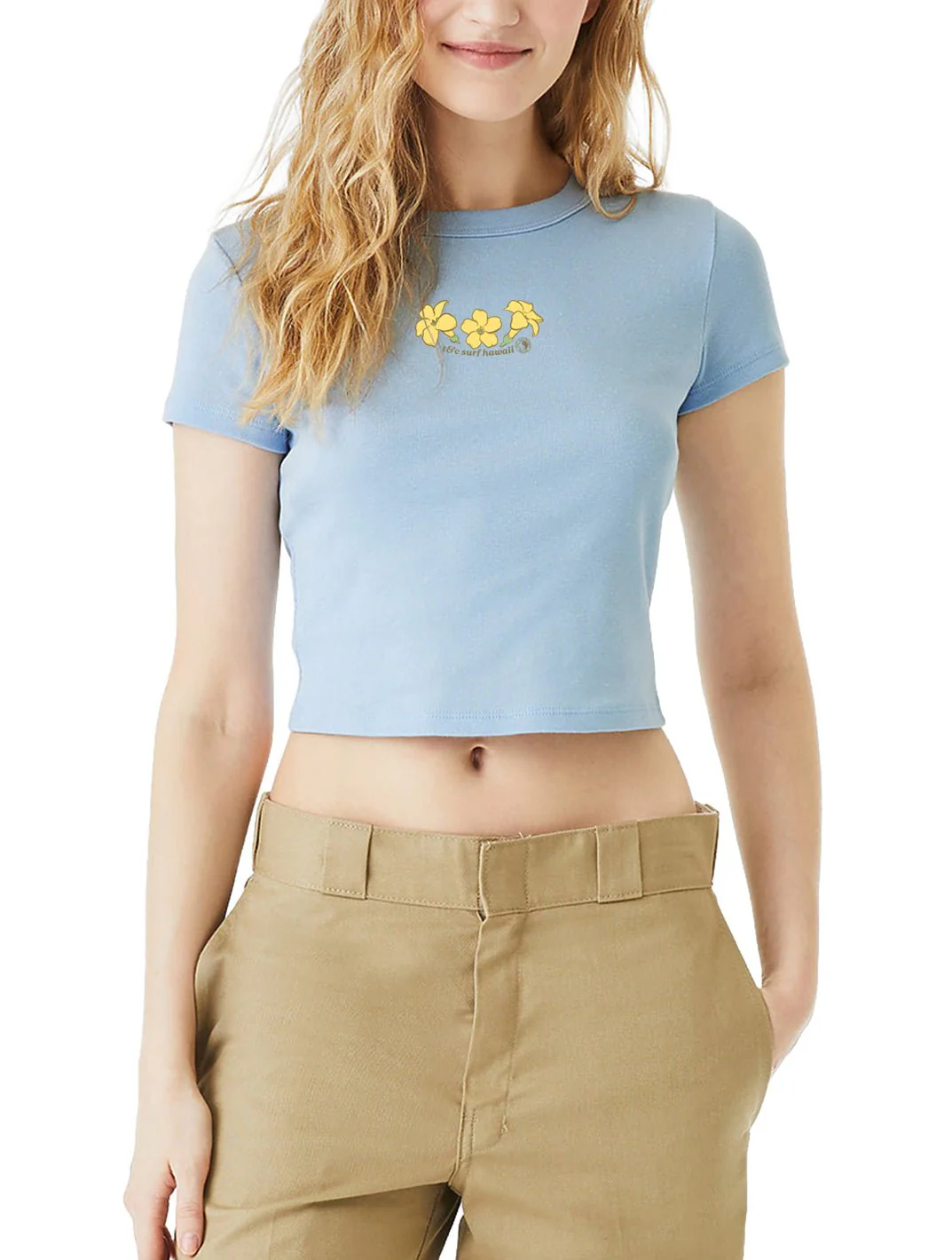 Falling Puakeni Baby Tee - Image 7