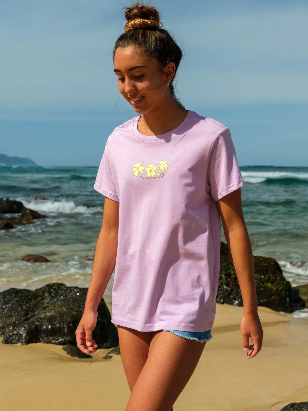 Falling Puakeni Maple Tee - Image 8