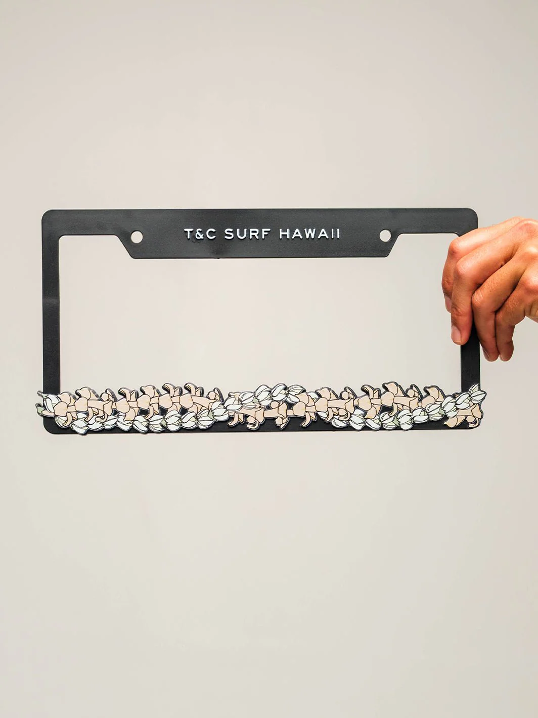 Lei Twist License Plate