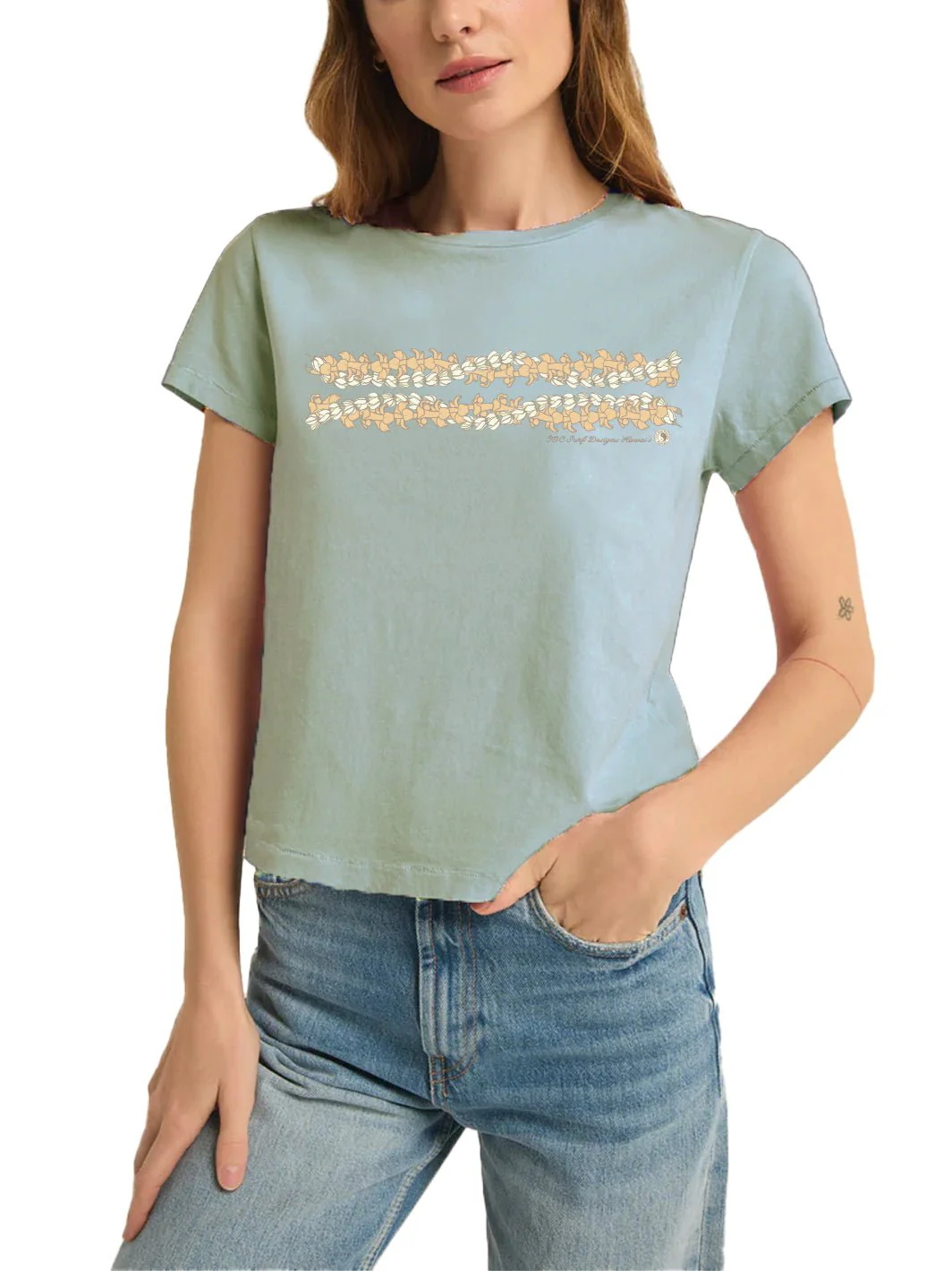 Lei Twist Tourist Tee - Image 6