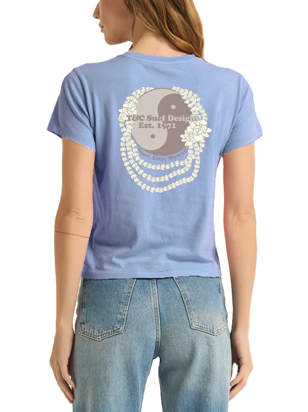 Pikake Pearl Tourist Tee - Image 6