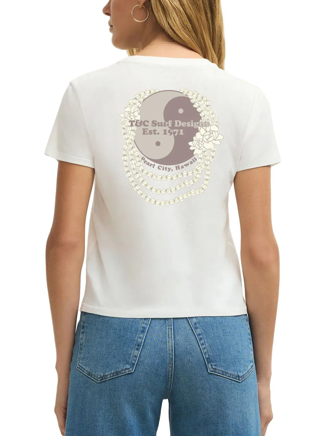 Pikake Pearl Tourist Tee - Image 8