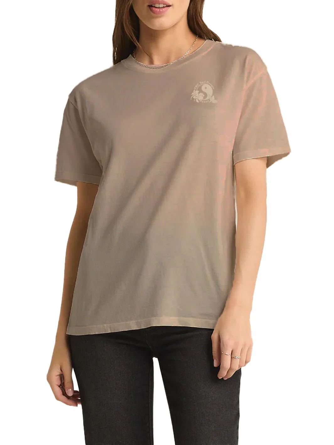 Plumeria Logo Boyfriend Tee - Image 6