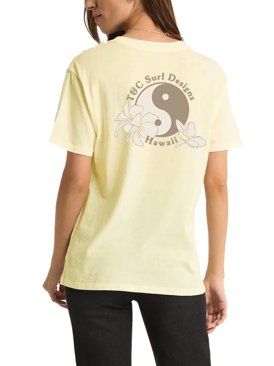 Plumeria Logo Boyfriend Tee - Image 7