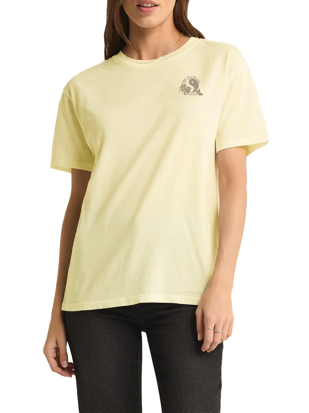 Plumeria Logo Boyfriend Tee - Image 8