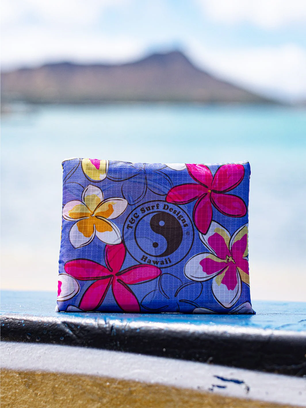 Pua Melia Medium Tuck & Toss Reusable Tote Bag - Image 3