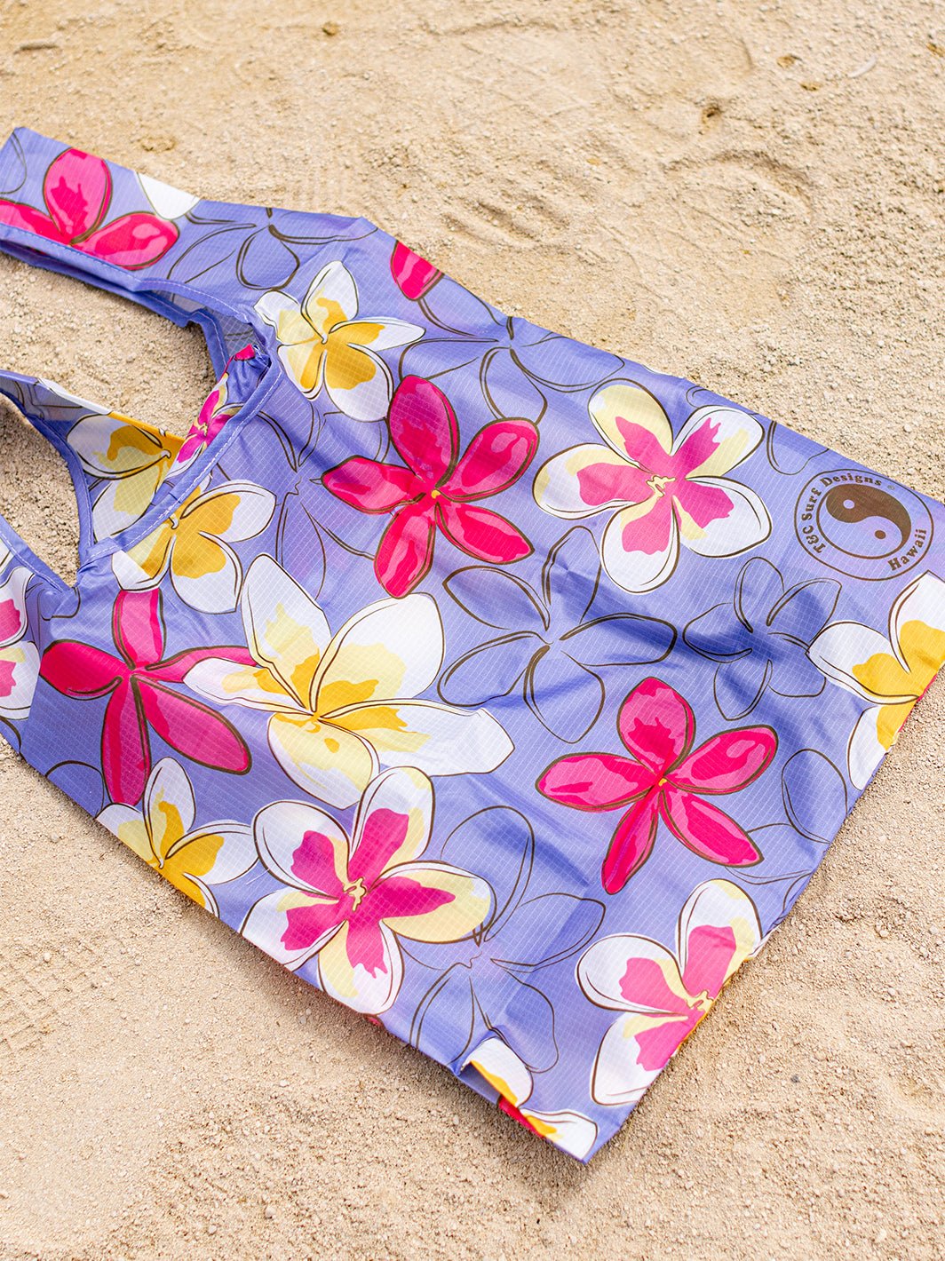 Pua Melia Medium Tuck & Toss Reusable Tote Bag - Image 5